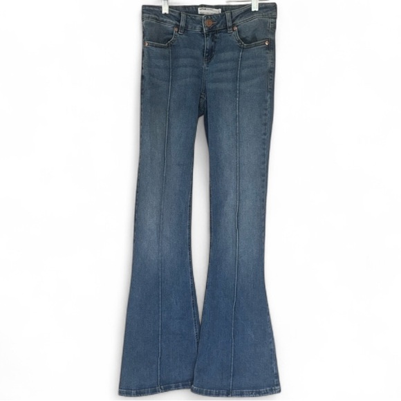 Garage denim jeans Low Rise Flare soft size 27 stretch boho festival hippie - Picture 1 of 6